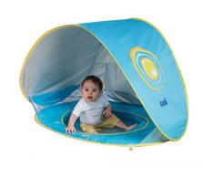 Tente et piscine pop-up par Ludi | en tissu avec protection UV 50 - dès 10 mois - tente composée dune piscine et dun auvent | Piscine de plage - 2206 (serviette pas inclus)