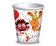 Gifts 4 All Occasions Limited SHATCHI-994 Moshi Monsters Lot de 8 gobelets en papier 260 ml