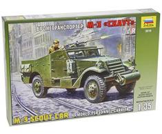 Zvezda - Z3519 - Maquette - M3 Scout Car - Echelle 1:35