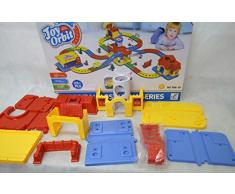 ALLKINDATHINGS Enfants Grande Jouet Parking Parking Garage Station Enfants Ensemble de Jeu coloré Track