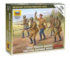 Zvezda - Z6179 - Maquette - Figurine - Infanterie Soviétique - 1941-42