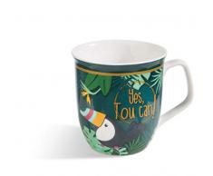 NICI- Tasse en Porcelaine Tropicano Toucan, 45178, Multicolore