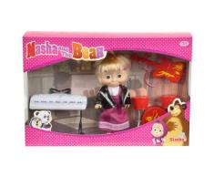 Poupée MASHA et MICHKA avec accessoires jouet simba masha et lours