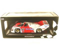 Minichamps- Voiture Miniature de Collection, 155836647, Blanc/Rouge/Bleu