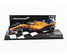 Minichamps- Voiture Miniature de Collection, 537186455, Orange/Bleu
