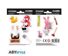 ABYstyle - LAPINS CRETINS - Stickers - 16x11cm