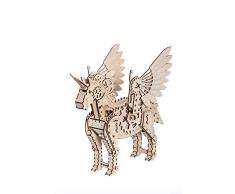 Gigamic- Licorne Petite Maquette 3D Mobile en Bois, PWLIS,