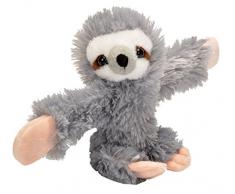 Wild Republic - 19563 - Huggers - Paresseux en Peluche avec Bracelet à Claquer - 20 cm