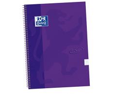 Oxford 936119 - Calepin Couverture Super Dur Taille Feuillet 80 Feuilles , Violet