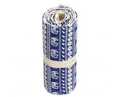 Katara 1786 - Trousse À Crayons en Toile, Étui Rouleau Brodé, Plumier Enroulable Pour École, Atelier Ou Bureau - Style Broderie DInde, 72 Trous