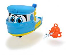 Dickie Toys Happy Bateau Flottant pour Enfant à partir de 1 an avec Crake avec Fonction Jet deau 25 cm