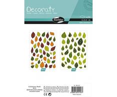 Maildor AE157C - Un sachet de gommettes Decoraty 20 planches 14,8x21 cm, Feuilles (830 stickers)