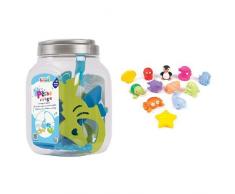 Ludi - 2232 - Pêche à la Ligne - Jouets pour le bain + Ludi - 2174 - 12 Aspergeurs - Mer - Jouets pour le bain