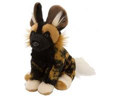 Wild Republic- Peluche Chien Sauvage Africain, Cuddlekins Mini doudouier, Cadeaux pour Enfants, 20 cm, 10830, Multicolore