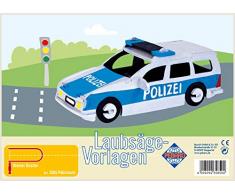 Pebaro - 358 S - Pièce Chantournée Maquette - Voiture de Police 3D