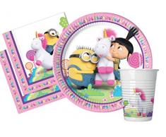 Ciao – Minion Fluffy Kit Party Table, multicolore, l (24 personnes), y4679