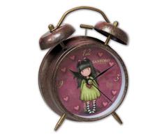 Santoro-London Réveil Cloches Gorjuss Heartfelt Multicolore RD-15-G