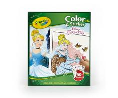 Crayola - Album coloriage & autocollants Princesses - Disney - 256494.024