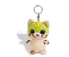NICI - Porte-Clés Peluche Leopard NICIdoos - Grands Yeux Brillants - Collection Sirup Wild - Limlu - Taille 9 cm
