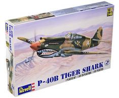 Revell-Monogram Maquette davion P-40B Tiger Shark échelle 1/48, 85-5209, Multicolor