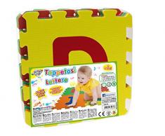 TEOREMA Tapis Puzzle, 9 pièces Lettres