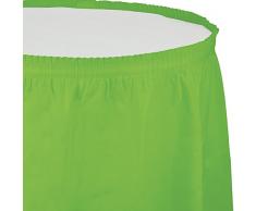 Creative Conversion de Jupe de Table en Plastique, 14-Feet, Citron Vert