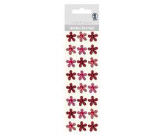 Ursus 75000001 Glitter Stickers Fleurs