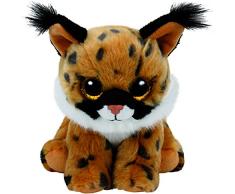 Ty - TY96306 - Beanie Babies - Peluche Larry le Lynx 23 cm