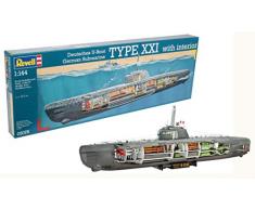 Revell - 05078 - Maquette - U-Boat Typ XXI U 2540 &Intérieur
