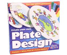 Great Gizmos - Gg7017 - Kit De Loisirs Créatifs - Confectionnez Votre Propre Assiette - Marqueurs