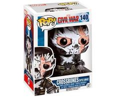 Funko BOBUGT678 Figurine - Marvel - Pop Vinyle 140 - Crossbones Battle Damaged