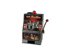 Out of the blue- Tirelire en matière Plastique, Machine à sous avec Son & lumière, env. 19 x 13,5 cm