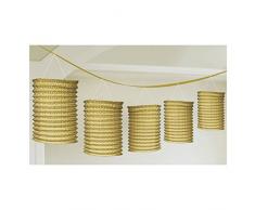 Amscan 22055–19–55 3.65 m Doré Lanterne guirlandes