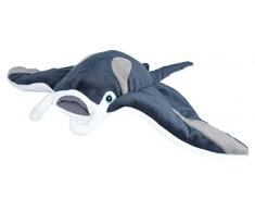 Wild Republic- Peluche Raie Manta, Cuddlekins doudouier, Cadeaux pour Enfants, 30 cm, 22475, Multicolore