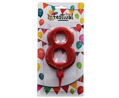 Grand Festival Bougie dAnniversaire Coloris Assortis (1)