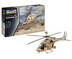 Revell 03871 Maquette dhélicoptère de Combat OH-58 Kiowa, échelle 1/35, 3871, Kaki