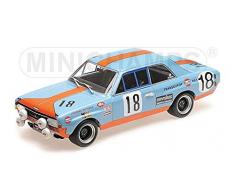 Minichamps- Voiture Miniature de Collection, 155714618, Bleu/Orange