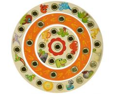 Hess Jouet en Bois 15647 – Anniversaire Oreilles en Bois Dino, env. 22 x 22 cm