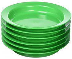 Jeu MOVIL Jeu Movil10210 Vert 20 cm Assiette à Soupe Set (Lot de 6)