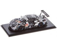SPARK- Voiture Miniature de Collection, S7042, Noir/Gris