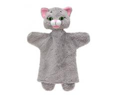 MU mubrno 24601 C Chaton Gris 26 cm, Marionnette, Multicolore