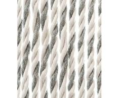 REDS SRL (RDS)) - Rideau DRED Gris 100 x 220 cm 01027, Multicolore, 123
