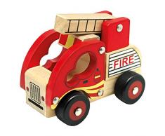 Bino 84080 Pompiers en Bois de Voiture Jouet
