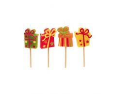 amscan - 551707 - 8 Bougies avec Mini Figurine Happy Birthday