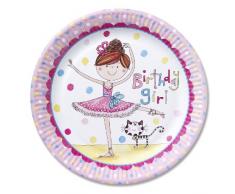 Rachel Ellen 50890 Assiette de fête Multicolore