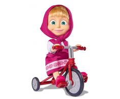 Simba - 109302059 - Ensemble de Poupée - Macha et lours - Tricycle Orginal