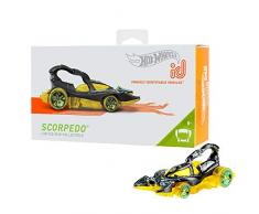 Hot Wheels id voiture Scorpedo avec puce NFC intégrée, identification unique, échelle 1/64, jouet pour enfant, 8 ans et plus, FXB10