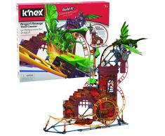 Knex Rides Dragons Revenge Thrill Roller Coaster Building Set Table Top Dragon Jeu Construction, 36189, Multicolore