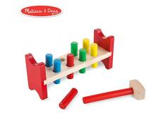 Melissa & Doug, établi Deluxe à marteler, jouet pour tout-petits (jouet en bois avec maillet)