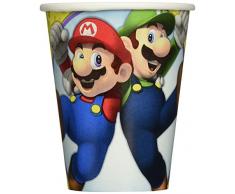 Amscan Gobelets Super Mario en Papier de 266 ML - 581554